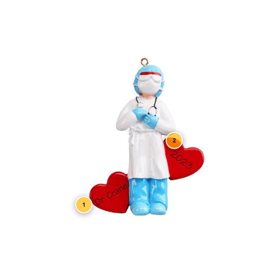 PPE Nurse Personalized Ornament