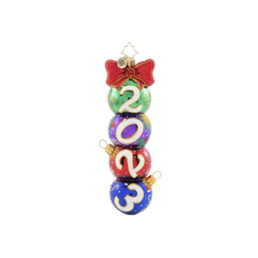 Christopher Radko-Have A Ball 2023 Glass Ornament