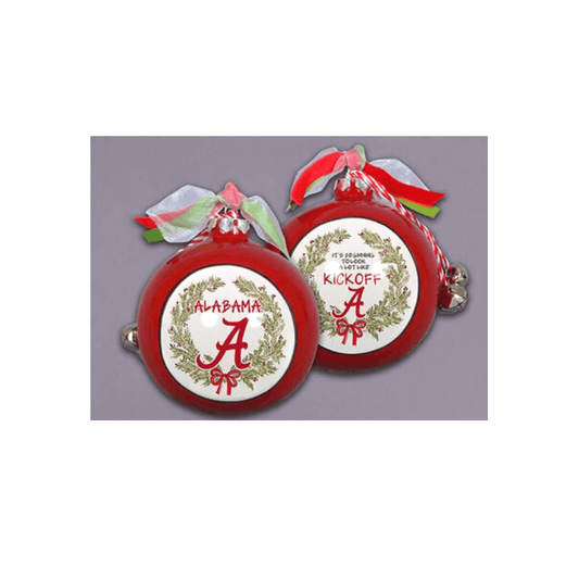 Alabama Kickoff Ceramic Ball Ornament