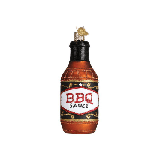 BBQ Sauce Glass Ornament