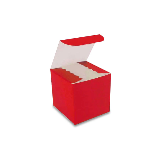 Colored High Gloss Tuck Top Red Box