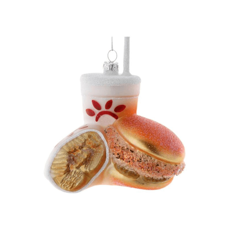 Chick-Fil-A Glass Ornament