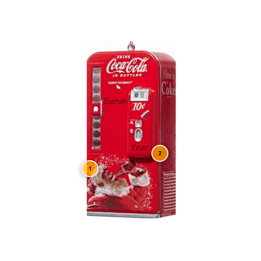 Coca-Cola® Machine Personalized Ornament