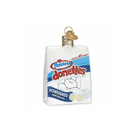 Hostess Donuts Glass Ornament