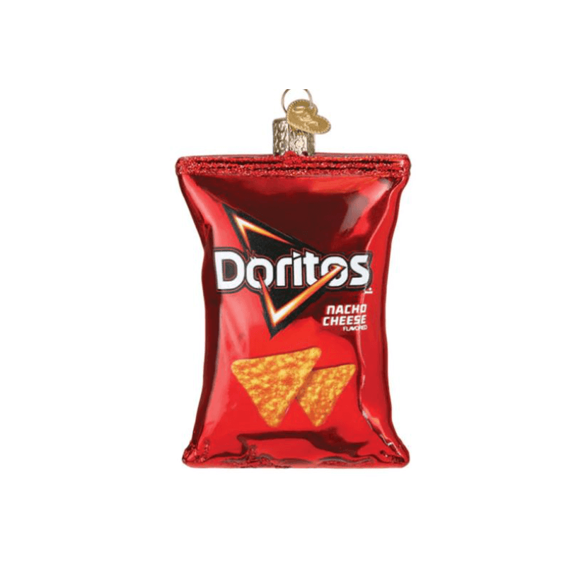 Doritos Nacho Cheese Glass Ornament