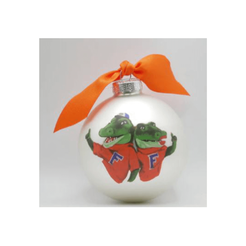 Florida Mascot Glass Ball Ornament