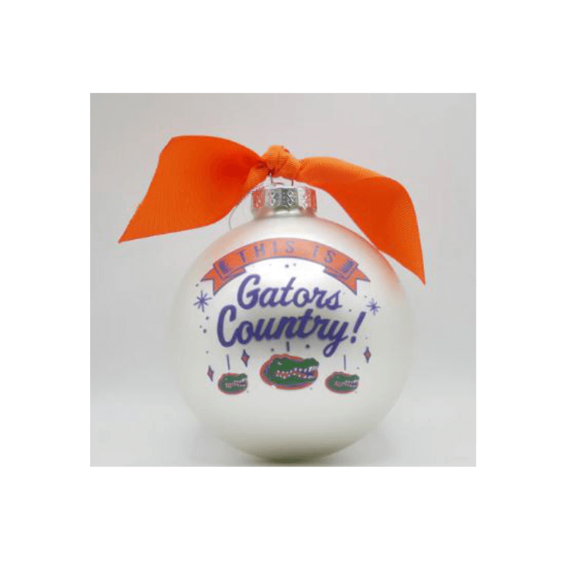 Florida Mascot Glass Ball Ornament