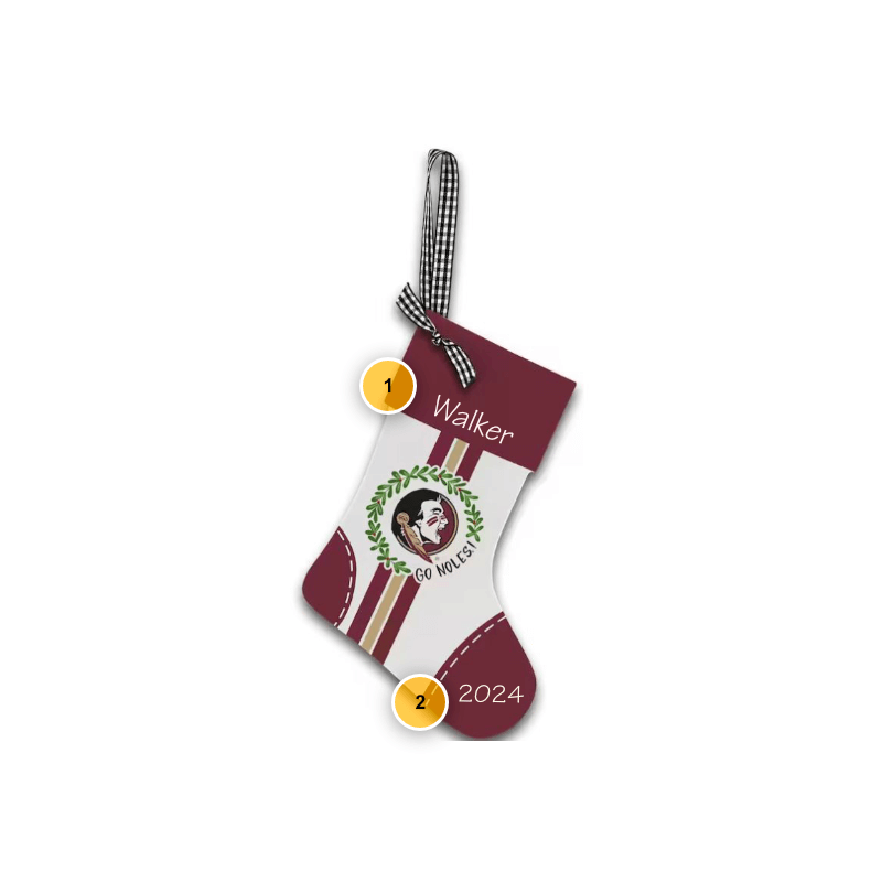 Florida State Seminoles Stocking Ornament