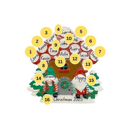 Gnome Mushroom Table Topper