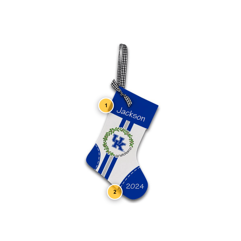 Kentucky Wildcats Stocking Ornament