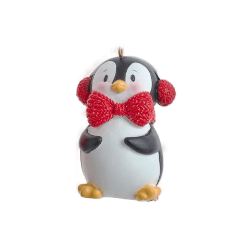 Penguin with Earmuffs Ornament