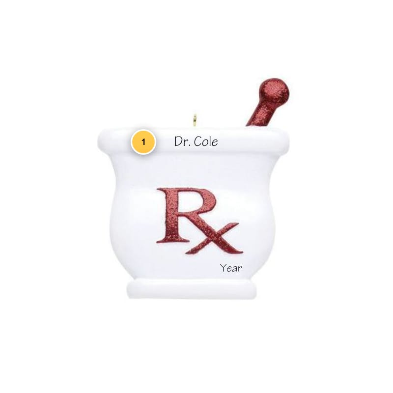 Pharmacist Personalized Ornament