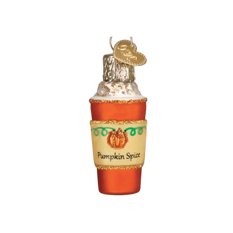 Pumpkin Spice Glass Ornament