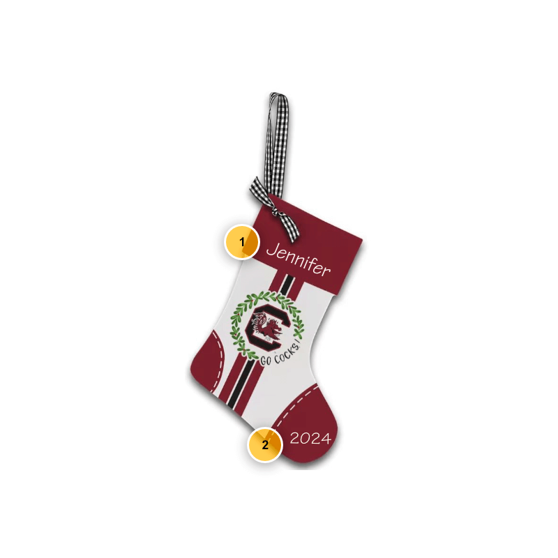 South Carolina Gamecocks Stocking Ornament