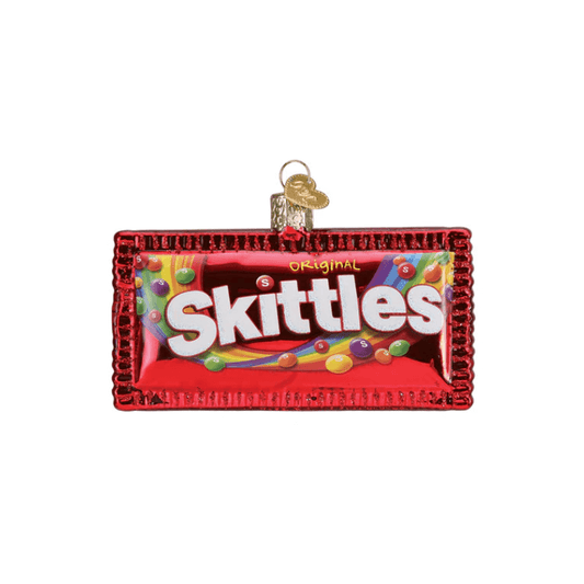 Skittles Glass Ornament
