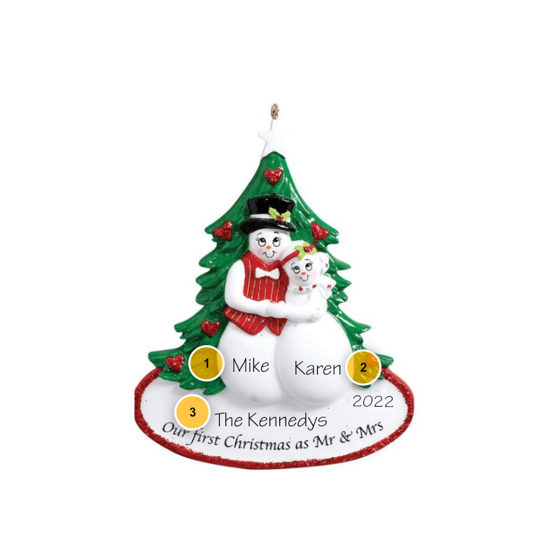 Our First Christmas Personalized Ornament