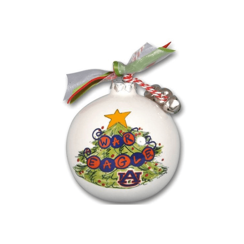 War Eagle Ceramic Ball Ornament