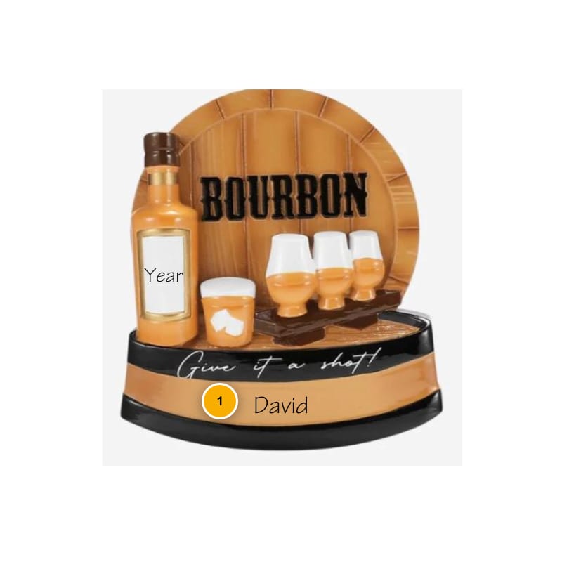 Bourbon Personalized Ornament