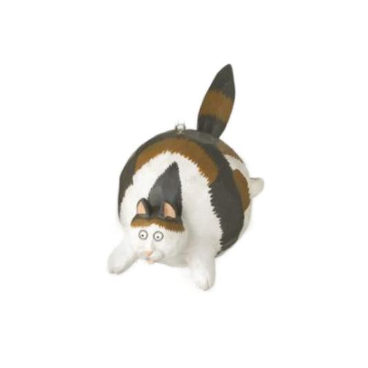 Calico Fat Cat Ornament
