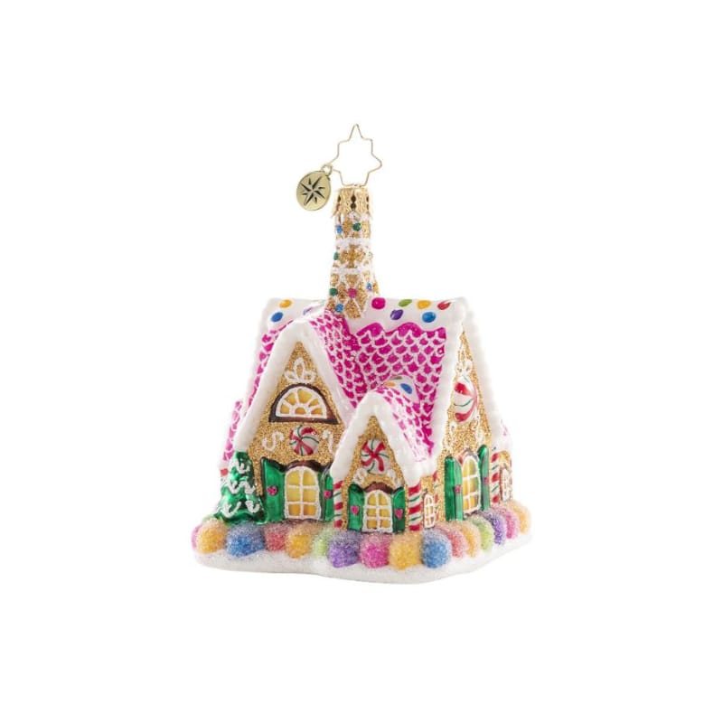 Christopher Radko-Delectable Dwelling Glass Ornament
