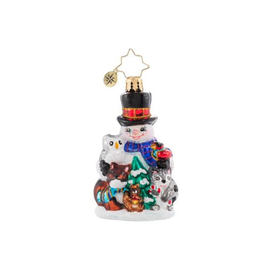 Christopher Radko -Friends of the Forest Gem Glass Ornament