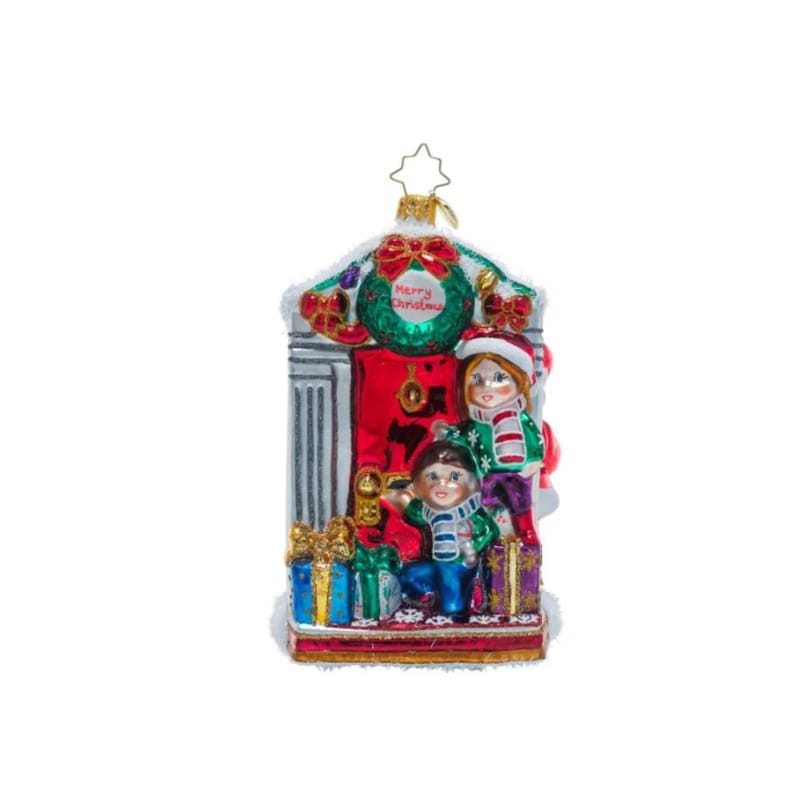 Christopher Radko-Front Door Delivery Glass Ornament