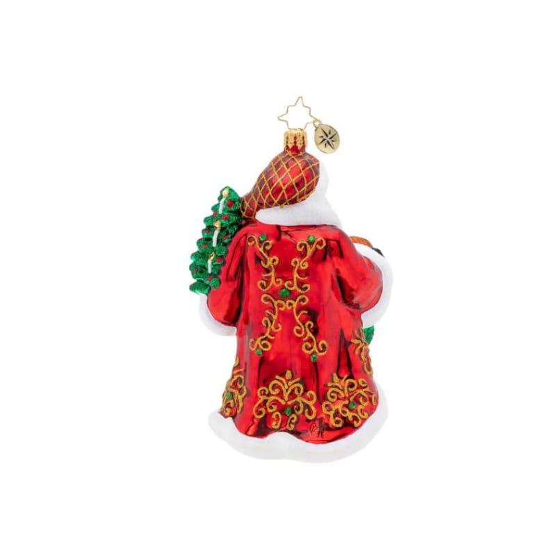 Christopher Radko-Magnificent Santa Glass Ornament
