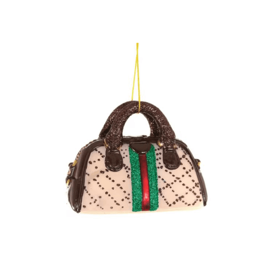 Luxury Handbag Version 2 Glass Ornament
