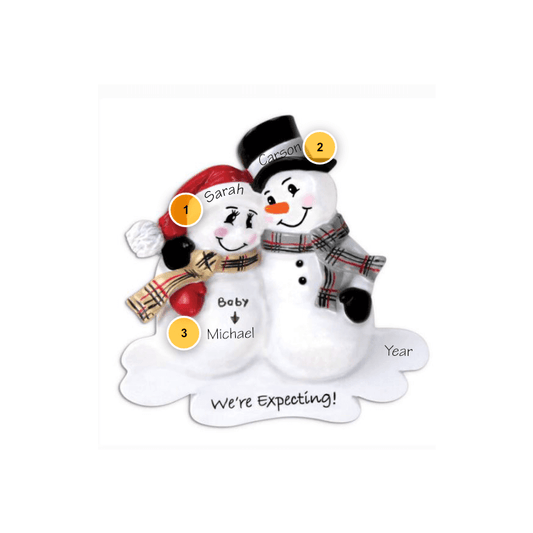 We're Expecting Personalized Ornament