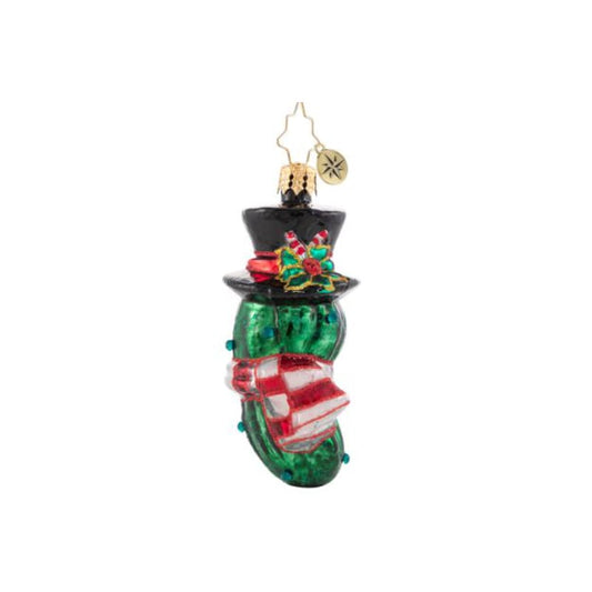 Christopher Radko-Christmas Pickle Gem Glass Ornament