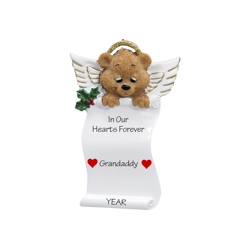 Angel Memorial Personalized Ornament