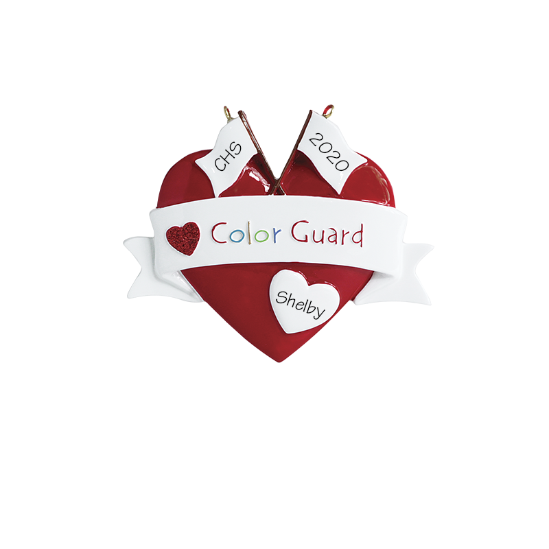Color Guard Personalized Ornament