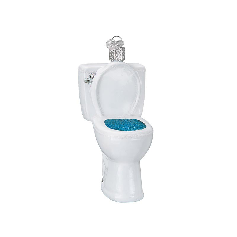 Toilet Glass Ornament