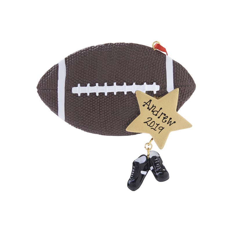 Football Star Personalized Ornament