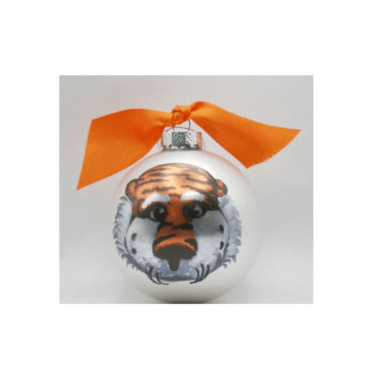 Auburn Mascot Glass Ball Ornament