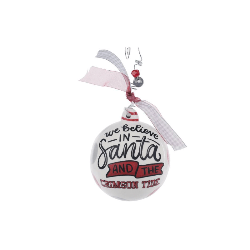 Alabama We Believe Ball Ornament