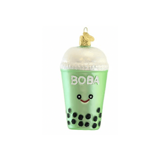 Boba Tea Glass Ornament
