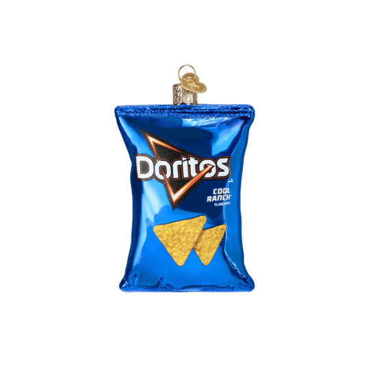 Doritos Cool Ranch Glass Ornament