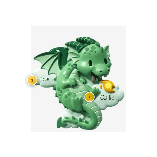 Baby Dragon Personalized Ornament