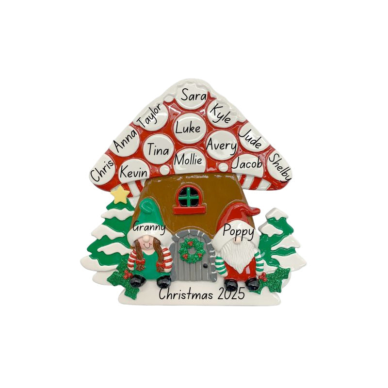 Gnome Mushroom Table Topper