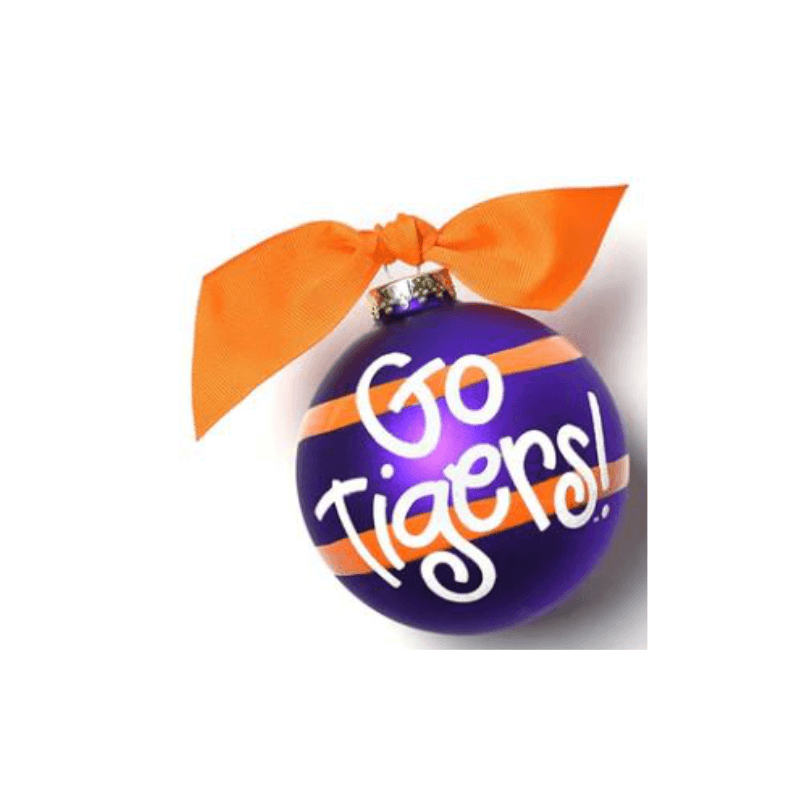 Go Tigers Ball Ornament