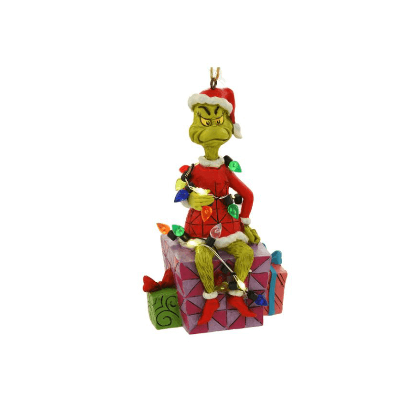 Grinch with Presents Ornament