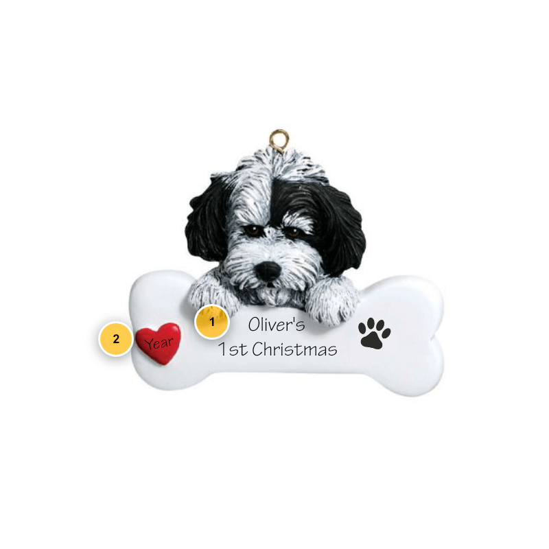 Havanese Personalized Dog Ornament