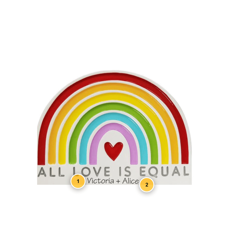 All Love is Equal Personalized Ornament