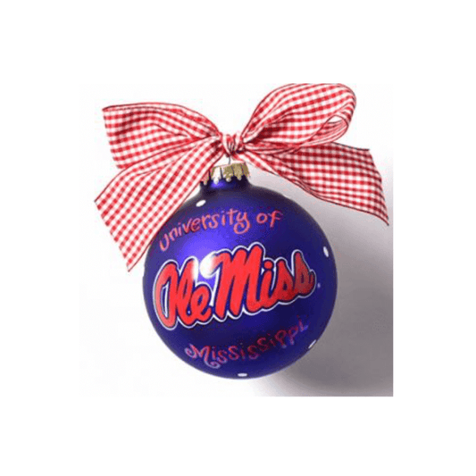 Ole Miss Ball Ornament