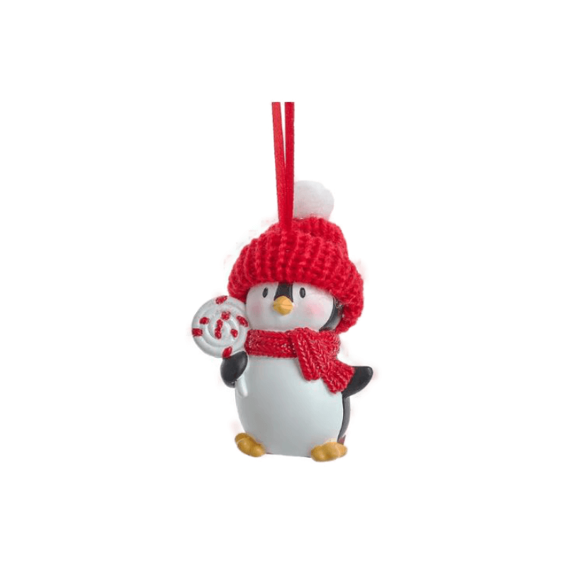 Penguin with Earmuffs Ornament