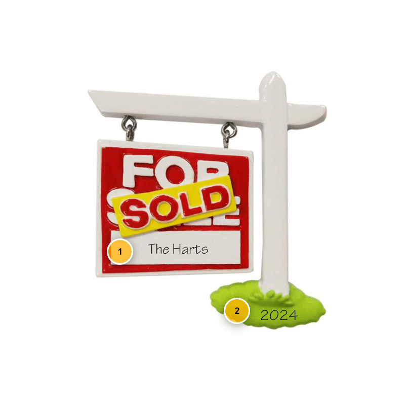 Realtor For Sale/Sold Personalized Ornament