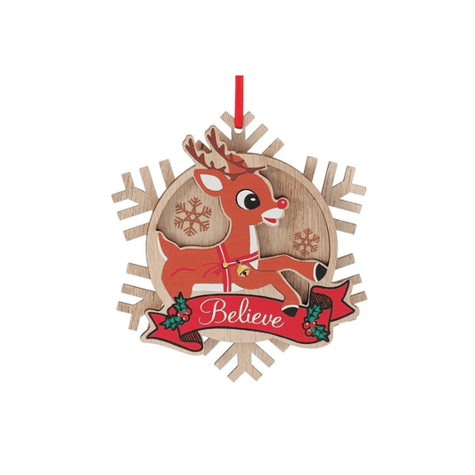 Rudolph Believe Ornament