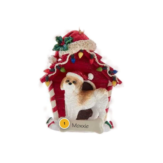 Shih Tzu with Dog House Personalized Ornament