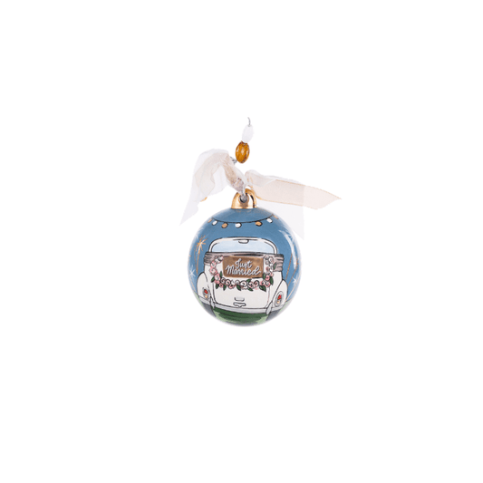 Just Married Sparklers Ball Ornament